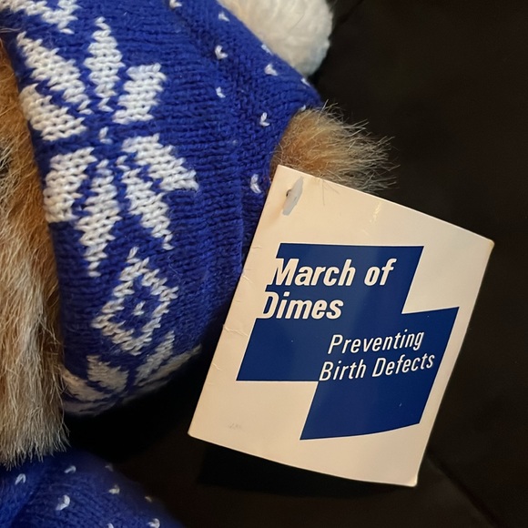 1990s Vintage March of Dimes Teddy - for charity - Picture 3 of 5